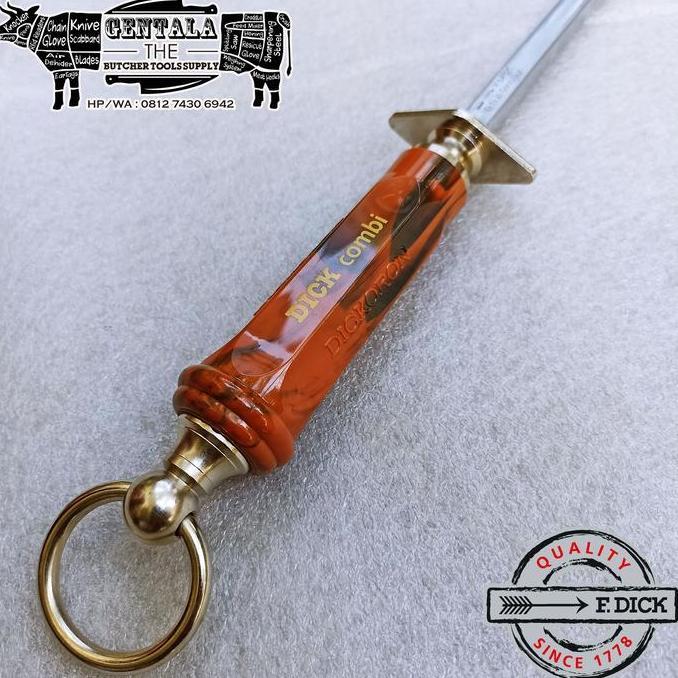 New- ASAHAN F. DICK DICKORON COMBI SAPPHIRE & POLISHED CUT SQUARE 30CM