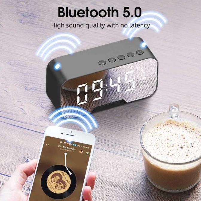 Jam Alarm Clock With Bluetooth Speaker