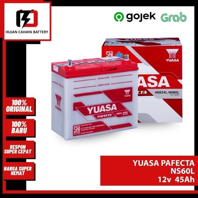 Promo Aki Mobil Yuasa Pafecta Ns60L / Ns-60-L / Ns 60 L - Aki Corolla Altis