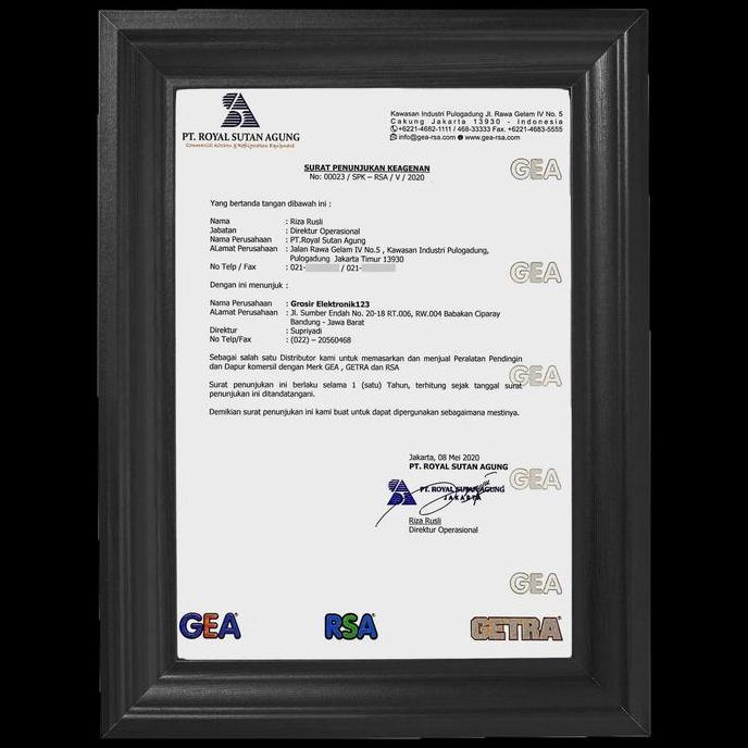 SHOWCASE RSA AMETHYST -LEMARI PENDINGIN 3 PINTU