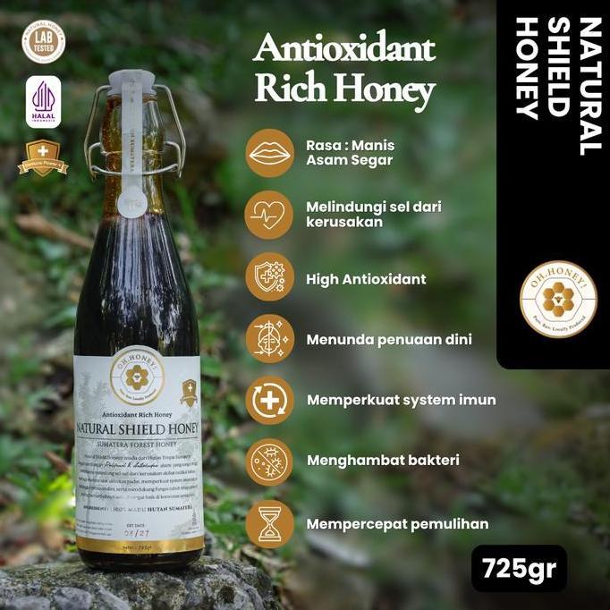 Sinmorashop - Oh Honey Natural Shield Honey Hutan Sumatera Madu Asli 1 Botol Antioksidan