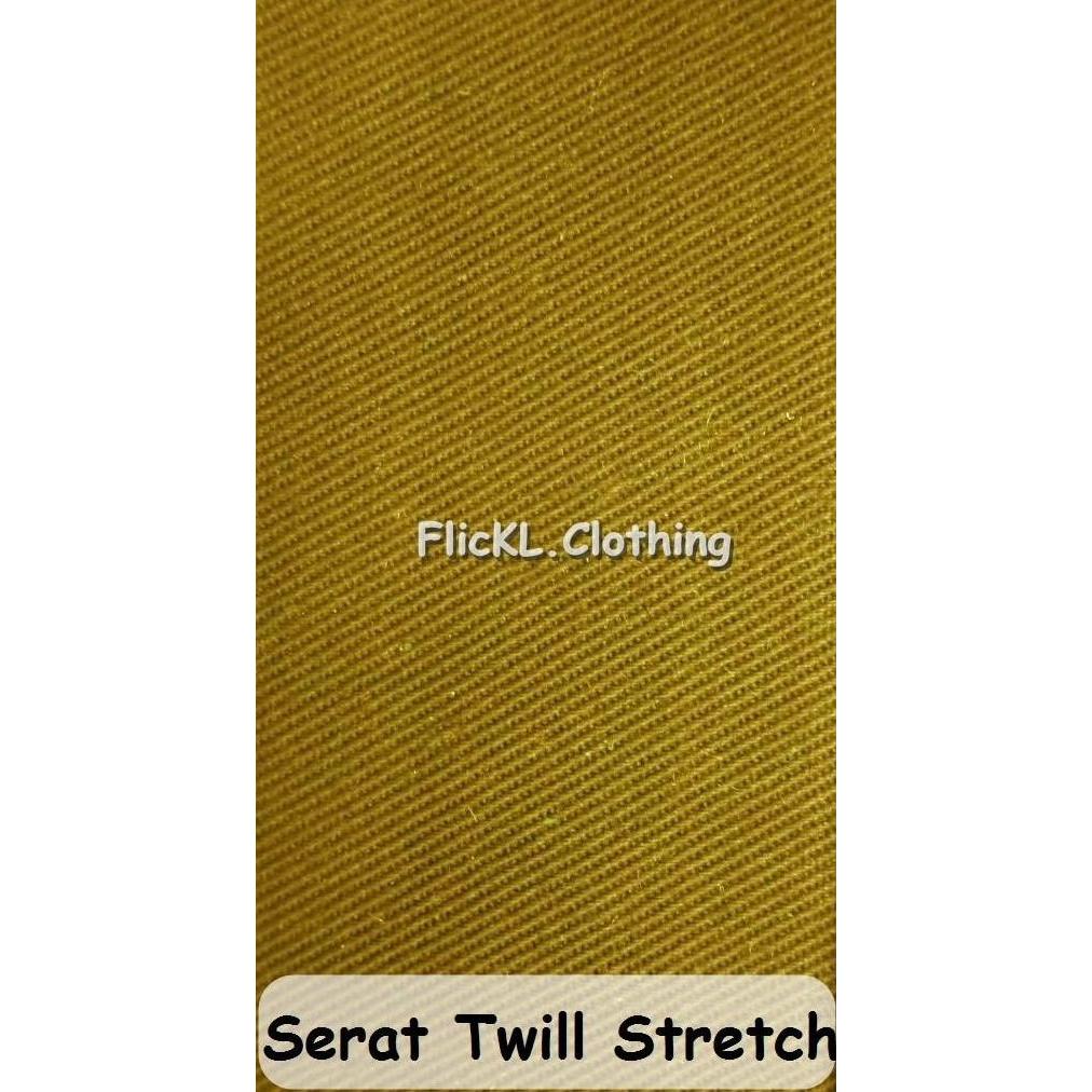 New- Kain Twill Melar Twill Scotch Kain Chino Melar Twill Stretch Bratatex