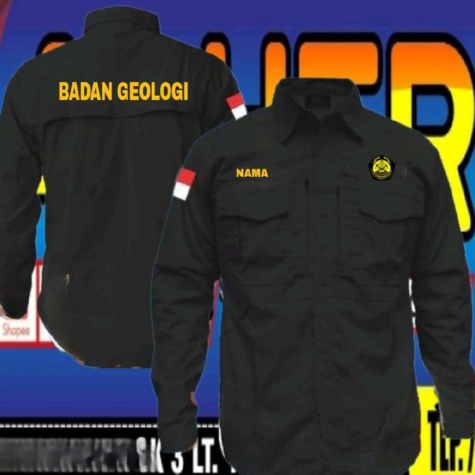 NEW KEMEJA TACTICAL BADAN GEOLOGI KEMEJA BADAN GEOLOGI ESDM KEMEJA ESDM BAJU ESDM SERAGAM ESDM PAKAI