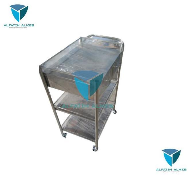 Trolley Instrument 3 Rack Laci Stainless