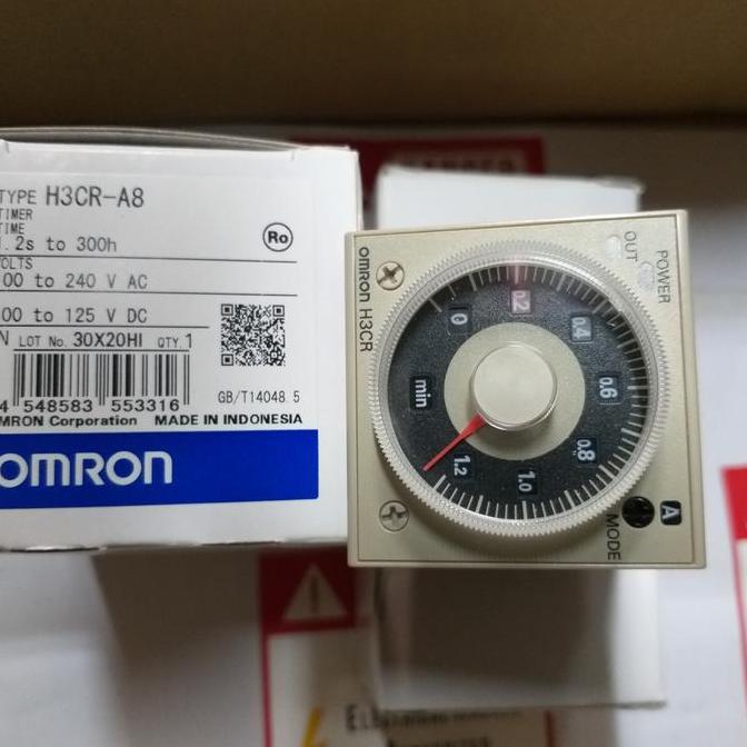 Promo timer omron H3CR A8 220v AC timer h3cr-a8 100% original Diskon