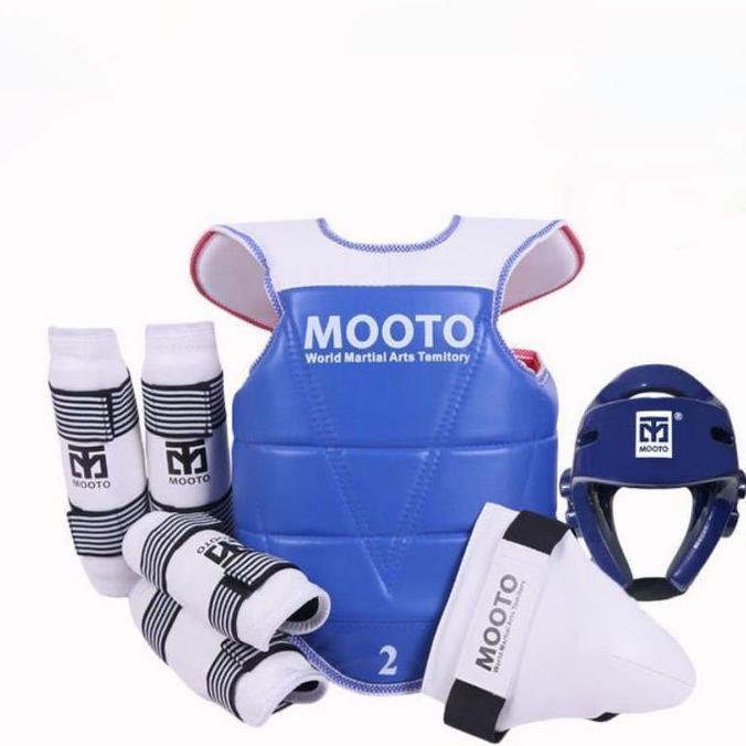 5pcs/Set Perlengkapan Taekwondo Anak Body Protector Forearm Guard Taekwondo WHY