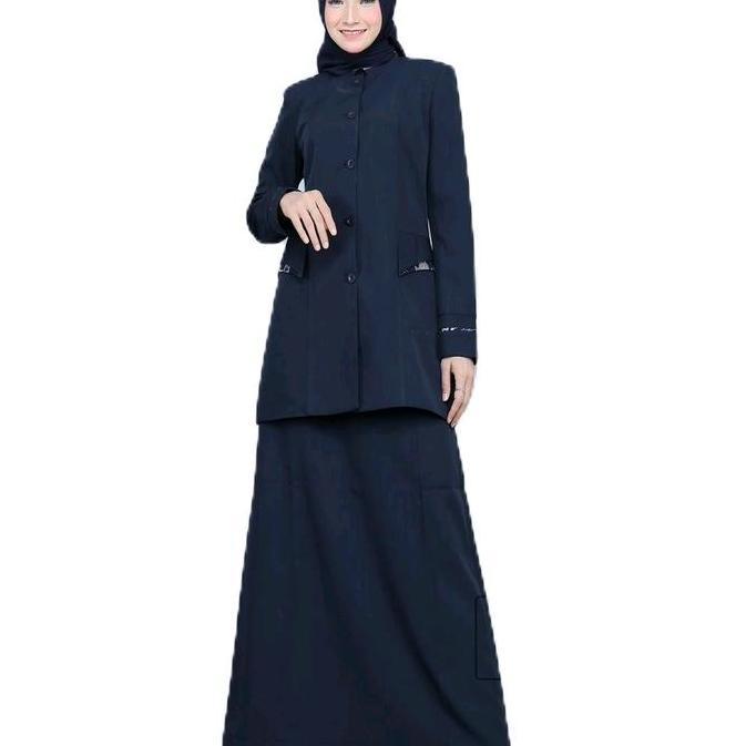 NEW SERAGAM PDL DONGKER ROK A , BAJU DINAS PDH BIRU DONGKER WANITA ROK A ,SERAGAM KERJA NAVY , SERAG