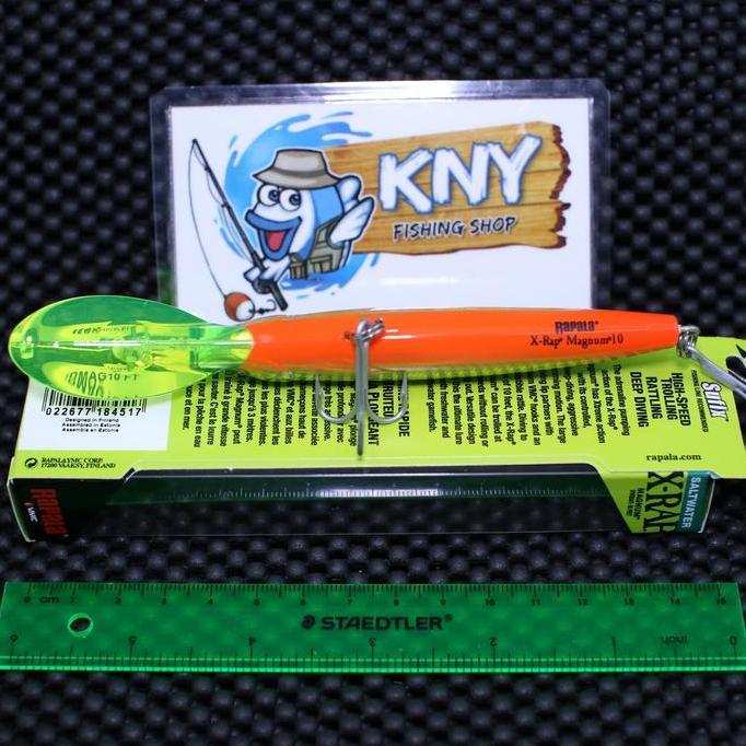 Rapala XRAP 11cm 21gr Magnum 10 FIRE TIGER lidah panjang trolling Terlaris