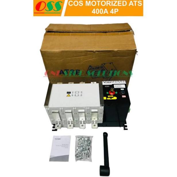 Promo COS MOTORIZED ATS 400A 4P ATS UNIV UNIV-400A UNTUK PANEL ATS AMF Diskon
