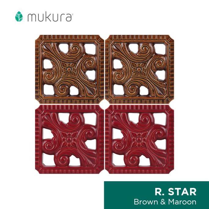 Roster Keramik Mukura / Lubang Angin / Loster Montreal 30x30cm