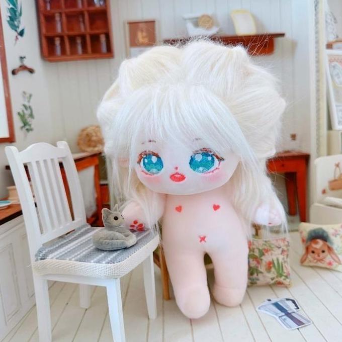 Senengmora - Cute Cotton Doll 20Cm Boneka Skeleton Doll / Naked Doll Diy Craft