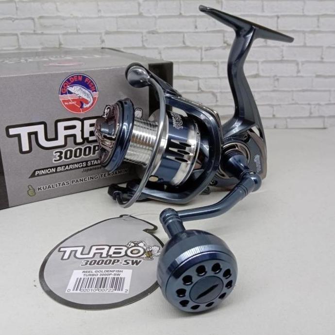 NEW Reel Golden Fish Turbo PH SW Ukuran 1000-6000