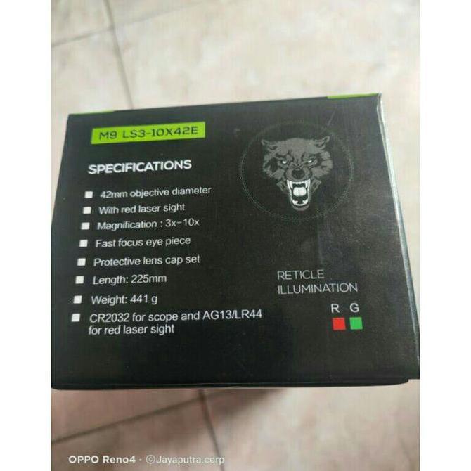 TELESKOP RIFLESCOPE TELESKOP LASER TELE M9 LS3-10X42E RIFLE SCOPE Original