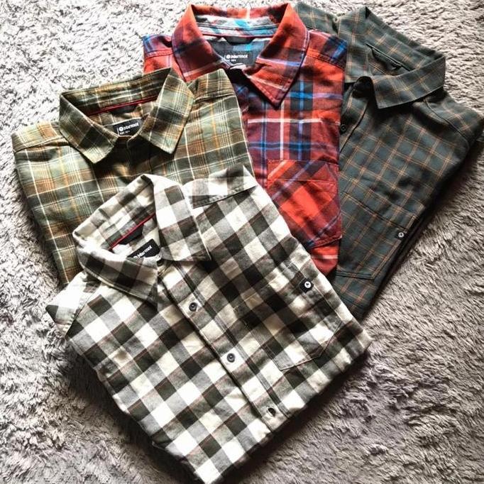 marmot lightweight flannel/flannel marmot/kemeja outdoor/flannel