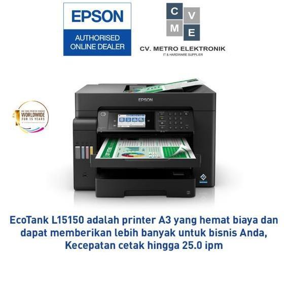 Terlaris Printer Epson L15150 L-15150 L 15150 A3 Duplex Pigment Print Scan Copy