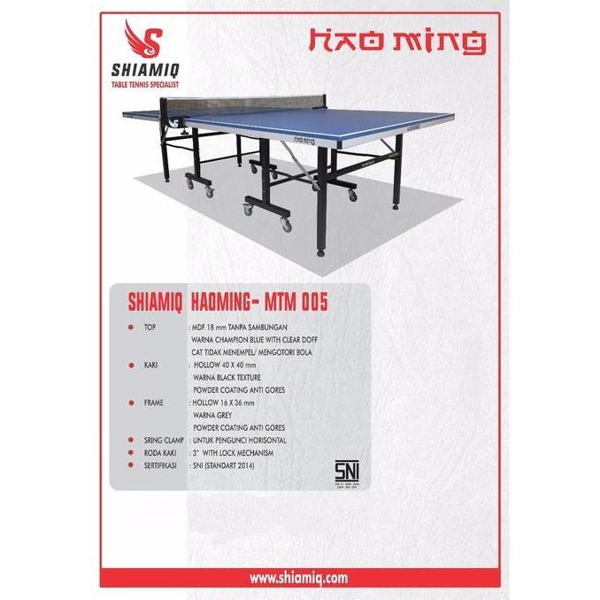 TERMURAH - Meja Pingpong Tenis Meja SHIAMIQ Haoming