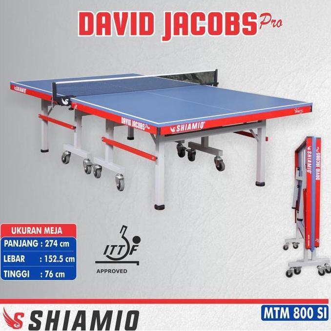 NEW Meja Pingpong Tenis Meja SHIAMIQ David Jacobs Pro