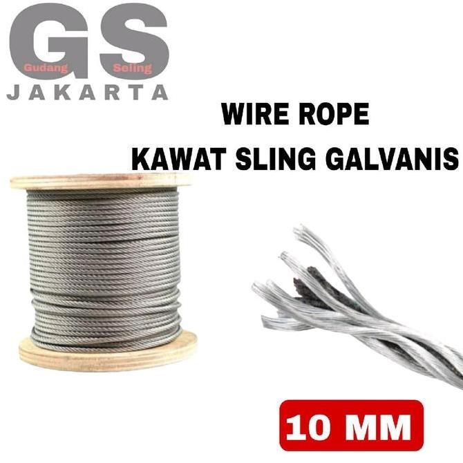 sling baja 10mm / seling baja 10mm bahan galvanis pesanan khusus