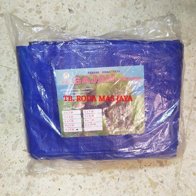 HARGA DISC - Terpal Plastik Cap Gajah Lampung Uk 4 x 6/Terpal Gajah Tebal A3