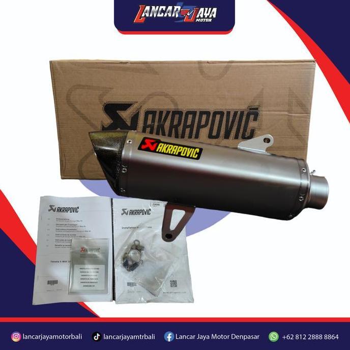BEBAS ONGKIR - Knalpot Akrapovic Xmax Original Slovenia