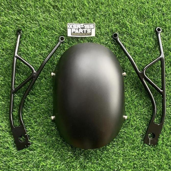 Mudguard Custom XSR 155 Plat Besi Premium
