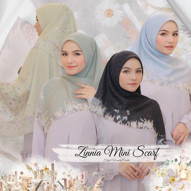 Promo Hijabwanitacantik - Zinnia Mini Scarf Polycotton | Hijab Printing Cod