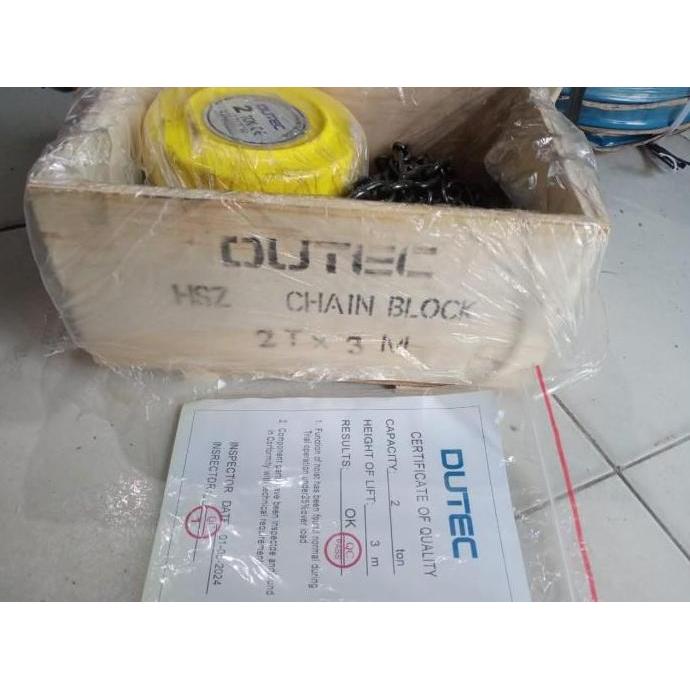 Chain Block / Takel / Katrol 2 ton x 5 meter Dutec