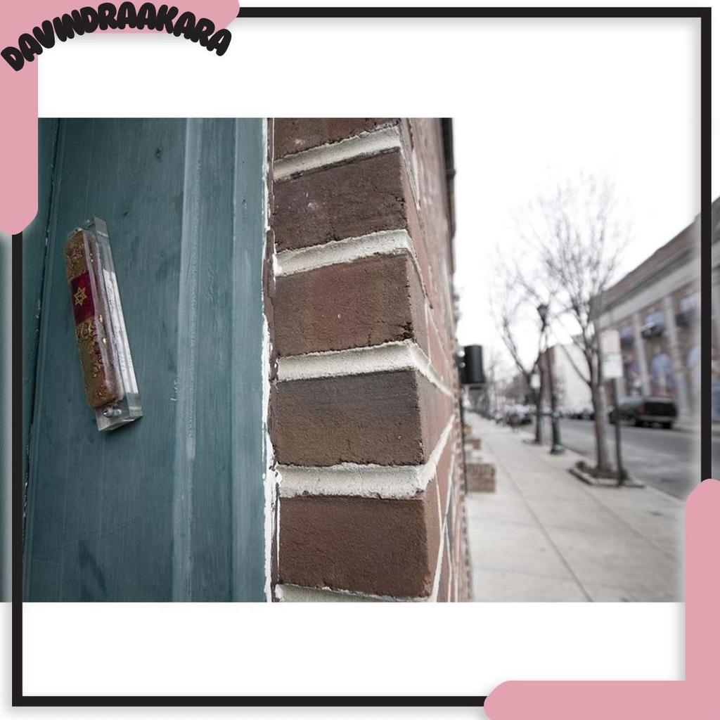 Cod Hiasan Pajangan Dekorasi Pintu Rumah Mezuzah Souvenir Rohani Profetik Kristen