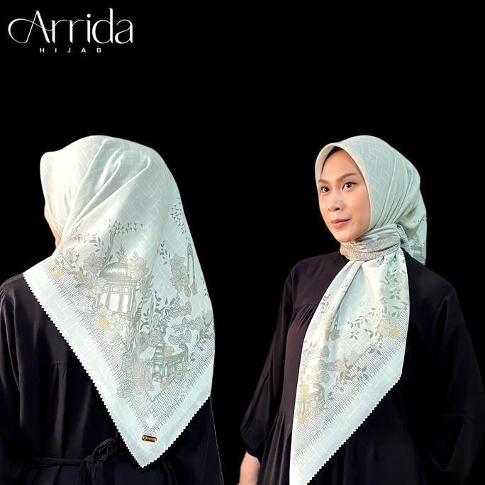 Promo Voal Motif Sage Premium Logo 110X110 Free Pouch / Voal Motif Mint / Voal Motif Hijau Logo Cod