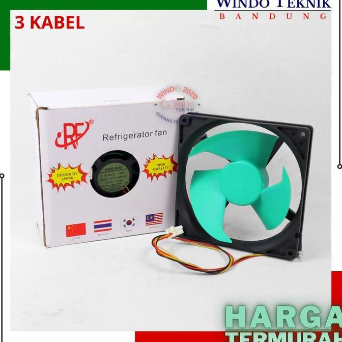 FAN MOTOR KULKAS SHAP NMB-MAT MODEL FBA12J15V | FAN KIPAS KULKAS 12X12 ARUS DC 15 VOLT | FAN MOTOR K