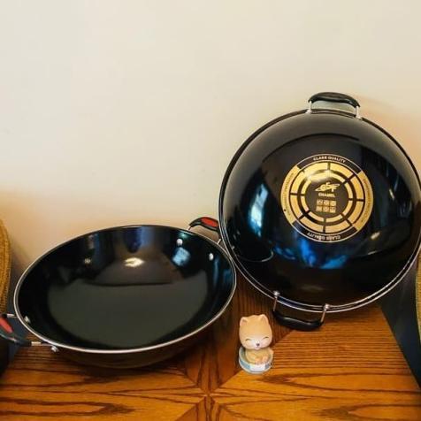 Wajan Kuping Wajan Enamel 34cm Wajan Anti Lengket Wajan Goreng Gsf 34cm Enamel