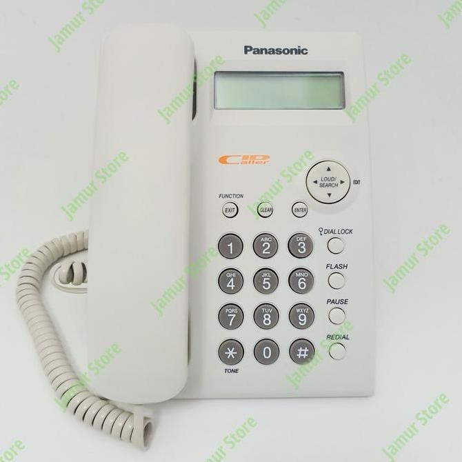 TERBARU Telepon Kantor/Telepon Rumah/Telepon Kabel Panasonic KX-TSC11 White BISA GRAB