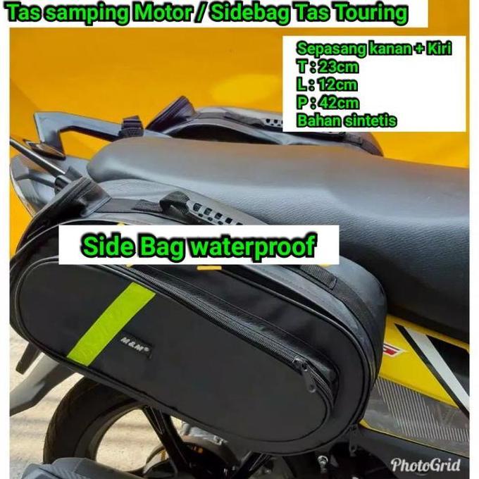 Sidebag motor Sepasang kanan kiri Universal Multifungsi Tas touringTas samping Motor Waterproof WHY