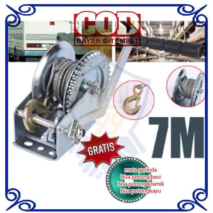 TERBARU katrol set manual sliding atap buka tutup fiber glass + tali slink 7m