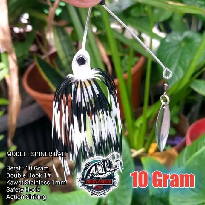 Spiner Bait 10 Gram Umpan Casting Gabus Pakai Safety Hook