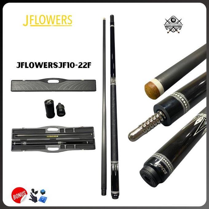 Stick billiard jflower 10-22F Original - stik billiard Jflower Terlaris