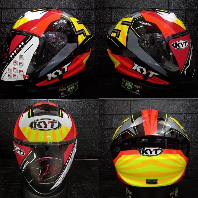 KYT HELM NFJ JAUME MASIA LEOPARD REPLIKA Terlaris