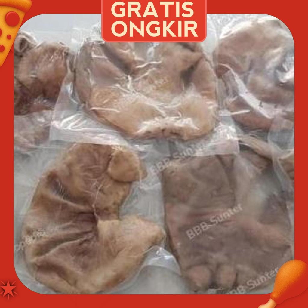 Tito Perut Cutu Babi Bali Tebal Sudah Super Bersih & Rebus Siap Masak