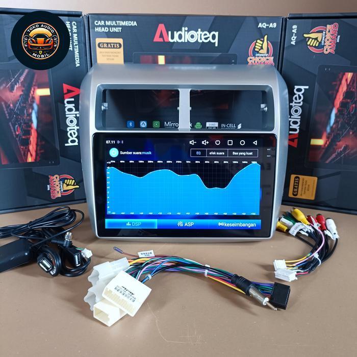 Paket Head Unit Android Agya / Ayla 9 Inchi Ram 2/32 Gb Head Unit Android Audioteq Agya Ayla Origina