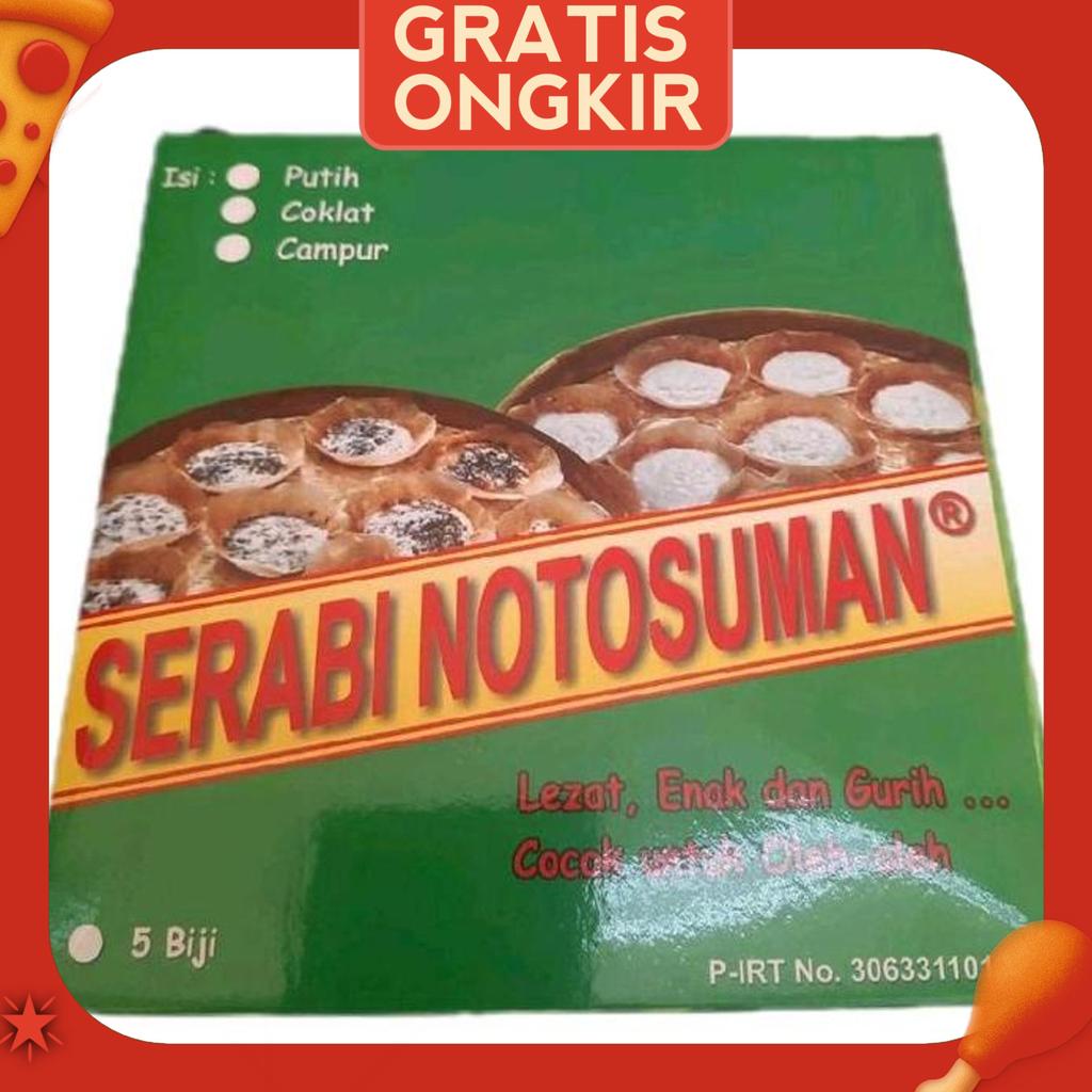 Serabi Notosuman Coklat 5 Pcs / Serabi Solo ( Bukan Frozen )