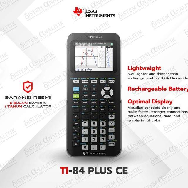 Texas Instruments Ti84 Plus Ce Graphing Calculator