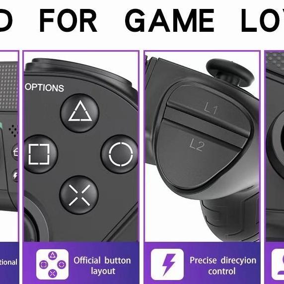 Stick Stik Wireles Controller Gamepad For Ps4/Ios/Android/Pc-Q300 Kualitas Terbaik Harga Termurah