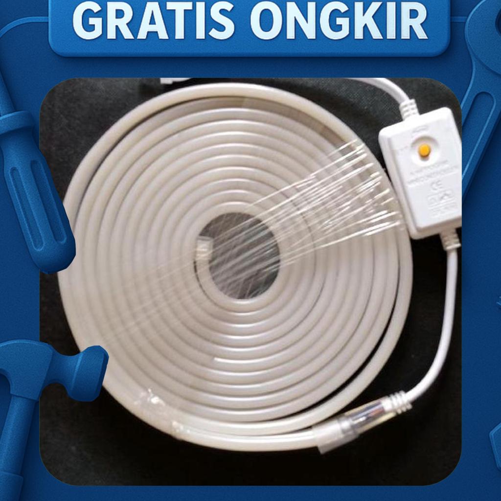 Lampu Led Strip Selang Neon Flek Rgb Flasher 220V 5 Meter