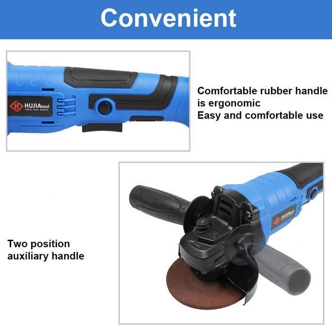 Murah Hujia Cordless Impact Wrench + Gerinda Mesin Pembuka Baut Ban Roda Mobil Motor Cvt Angle Grind