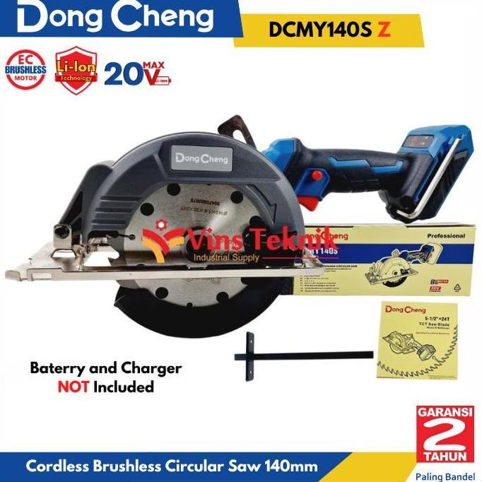 Grosir Brushless Gergaji Kayu Circular Saw Dcmy 140 Dongcheng Dcmy140S Z