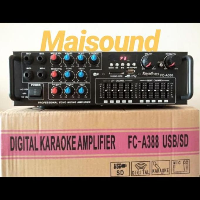 AMPLI FIRSTCLASS FC A388 AMPLIFIER FIRSTCLASS FC A 388 USB SD