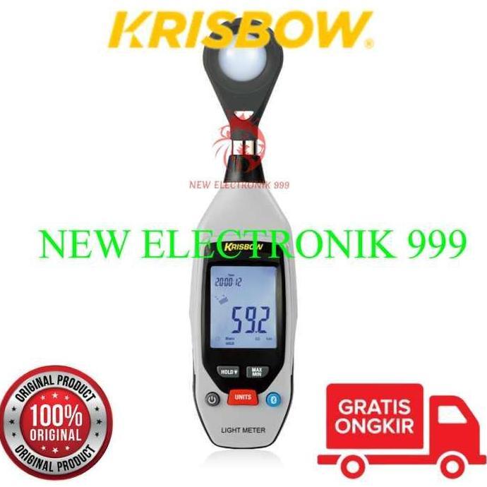 Terlaris Krisbow Light Meter Digital 40.000 Lux 10176593