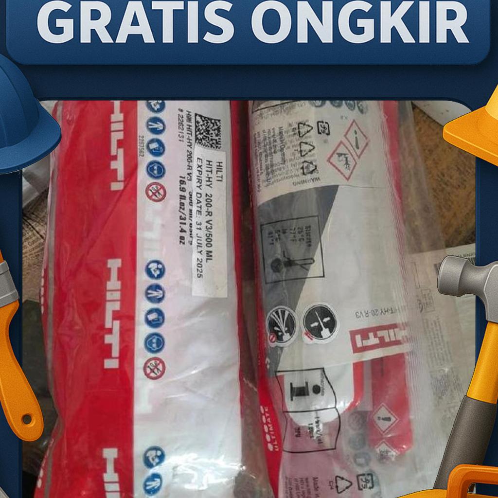 Promo...Chemical Hilti Hit Hy200/500 Ml Chemical Anchor Hilti