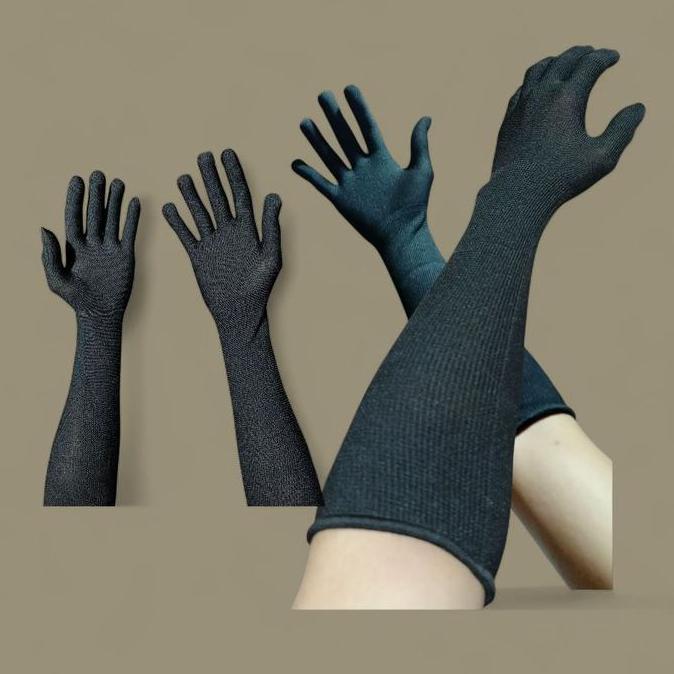 Sarung tangan sepeda panjang siku cowok cewek/sarung tangan olahraga sepeda