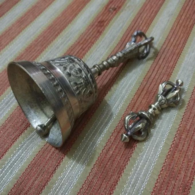 Dorje Vajra Meditation Bel Bell Lonceng Meditasi Nepal Handcrafted